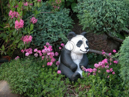 Tuindecoratie Panda Terrasstenen Figuren Figuur Decoratie Standbeeld