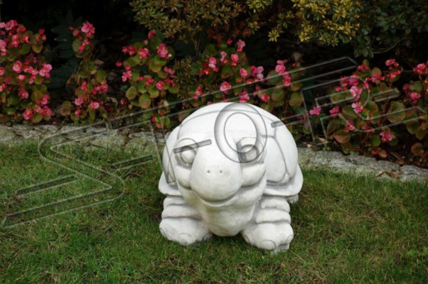Tuindecoratie schildpad terras stenen figuren figuur decoratie
