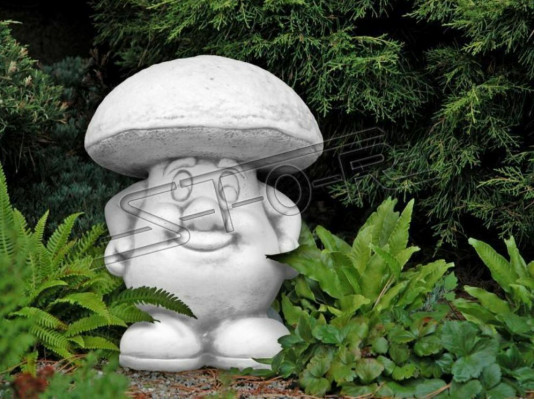 Tuindecoratie Paddenstoel Terras Steen Decor Beeld Beelden Natuur Standbeeld