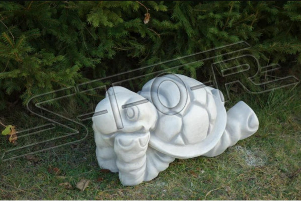 Tuinschildpaddecoratie voor op het terras, steenfiguur decoratie standbeeld.