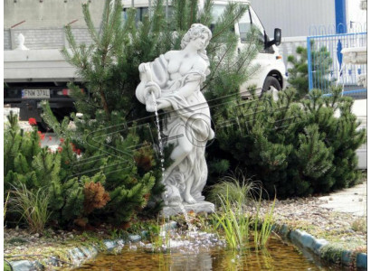 Tuinbeeld "Vrouw Fontaine"140cm Vijverbeeld Mensen Steen gegoten