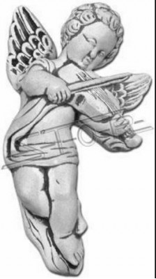 Tuinbeeld Engelen Fontein 25cm Vijverfiguur Mensen Steenhars