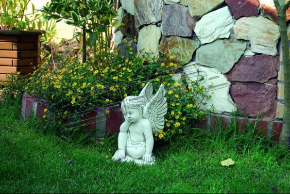 Grafversiering Grafsteen Decoratie Deco Engel Figuur Sculptuur God Heilig