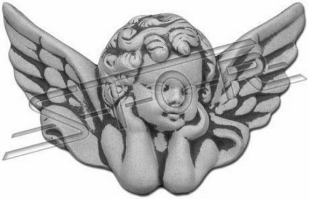 Grafornament Grafsteen decoratie Engel figuur beeld god heilig.