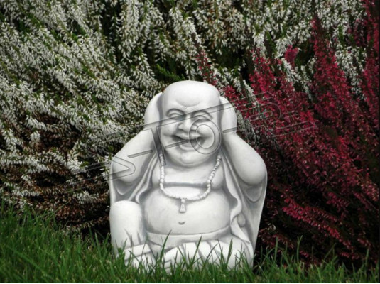 Gelukkig Boedha-beeld Figurine Tuinbeelden Standbeelden Sculptuur Sculpturen