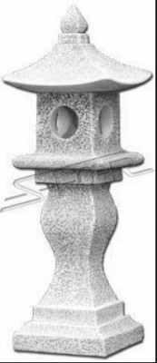 Japanse tuin huisdecoratie natuur standbeeld beeldjes figuur wit standbeelden