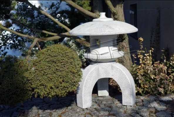 Japanse tuin huis natuur decoratie standbeeld figuren figuur wit standbeelden