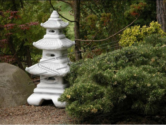 Japanse tuinlampen decoratie verlichting vogelbad