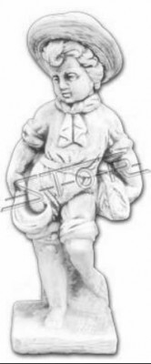 Jongen 70cm figuur standbeeld figuren sculptuur sculpturen tuindecoratie