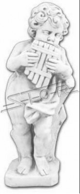 Jongen 70cm figuur standbeeld figure sculptuur beelden wit tuindecoratie