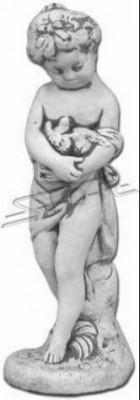 Kind 43cm Sculptuur Ontwerp Figuur Standbeeld Tuin Figuren Standbeelden