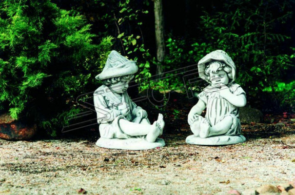 Kind 71cm Sculptuur Design Figuur Standbeeld Tuin Figuren Standbeelden