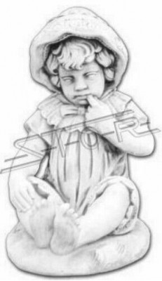 Kind 71cm Sculptuur Design Figuur Standbeeld Tuin Figuren Standbeelden