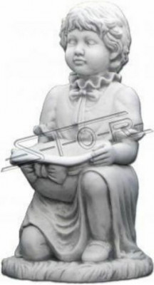 Kind Figur Skulptur Figuren Standbeeld Figuur Decoratie Ontwerp Tuindecoratie Terras