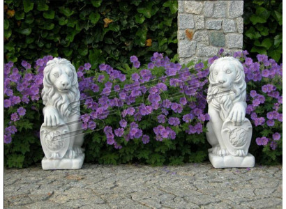 Leeuw tuinbeeld Terras tuin sculptuur Decoratieve figuren Sculpturen