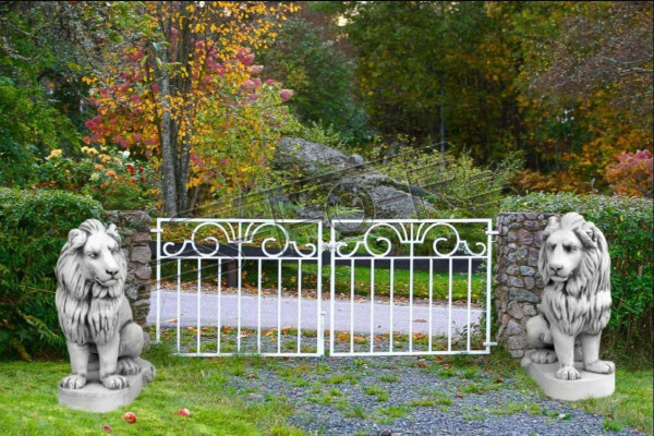 Leeuwtuin figuur, terras tuin sculptuur figuren decoratie sculpturen standbeelden