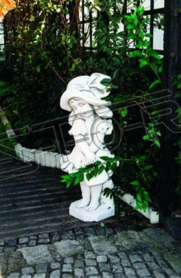 Meisje 90cm Figuur Standbeeld Beeldhouwwerk Standbeelden Tuin.