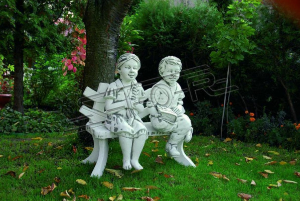 Meisje Zittende Figuur Standbeeld Beeldhouwwerken Decoratieve Beelden Tuin
