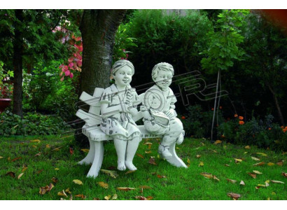 Meisje Zittende Figuur Standbeeld Beeldhouwwerken Decoratieve Beelden Tuin
