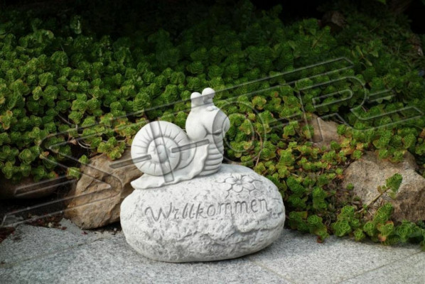 Schild Welkom Slak Welkomstborden Tuin Figuur