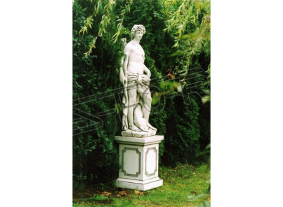 Sokkel 63cm voor sculptuur ontwerp figuur standbeeld tuin figuren beelden.