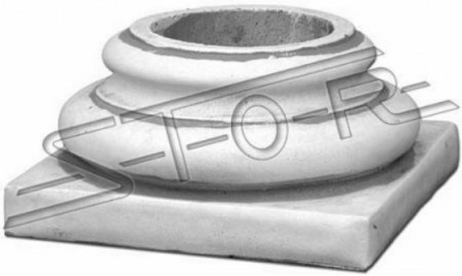 Sokkel Voetzuil Decoratie Tuin Stand Stichting Steen Antiek