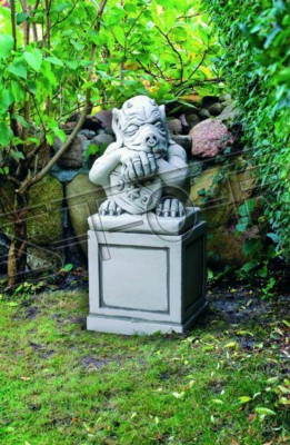 Voetstuk voor zuilen, zuil, fundering, tuin, terras, wit, figuren plaatsen.