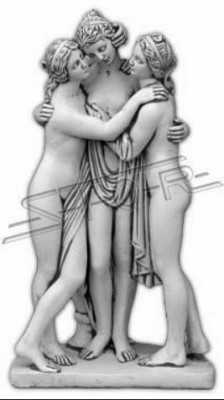 Beeldstandbeeld Vrouwen decoratie Tuin Ontwerperfiguren Sculptuur