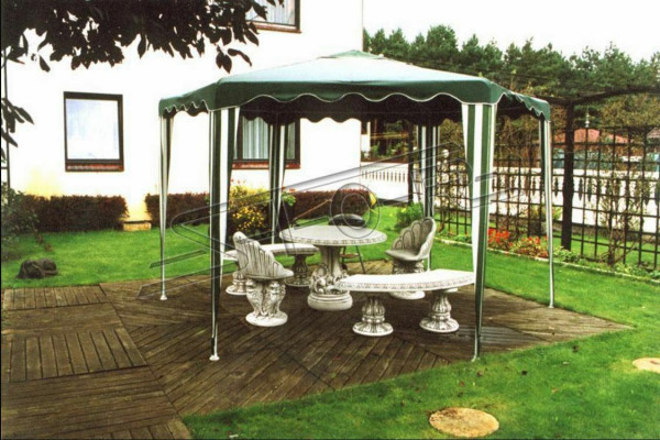 Stenen tafel terras tuin decoratie meubels Edel antiek stijl ontwerp
