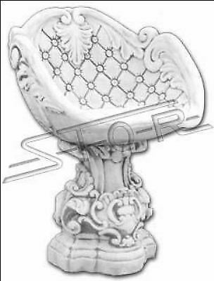 Stoelen Stoel Fauteuil Tuin Meubels Troon Steen Figuur Standbeeld Antieke Stijl