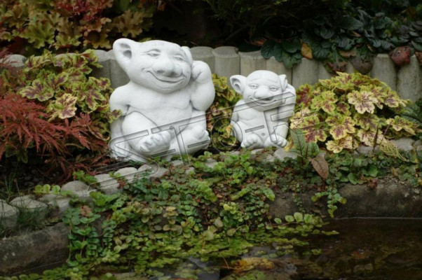 Trol 18cm sculptuur design figuur standbeeld tuin decoratieve figuren standbeelden