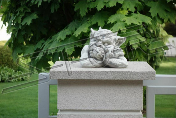 Trol 18cm sculptuur ontwerpfiguur standbeeld tuinfiguren beelden