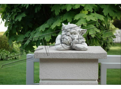 Trol 18cm sculptuur ontwerpfiguur standbeeld tuinfiguren beelden