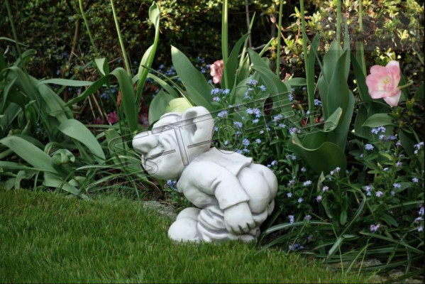 Trol 24cm sculptuur ontwerp figuur standbeeld tuin figuren standbeelden