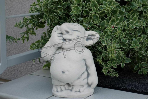 Trol 22cm sculptuur ontwerpfiguur standbeeld tuinfiguren beelden