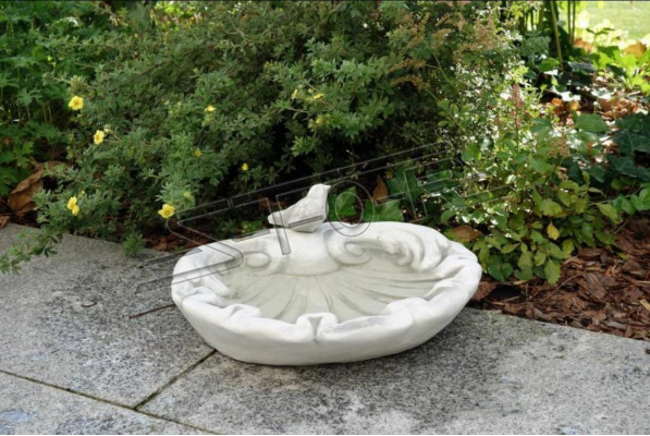 Vogeldrinkbak sculptuur decorontwerp figuur standbeeld tuinfiguren beelden