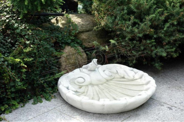 Vogel drinkplaats decor sculptuur ontwerp figuur standbeeld tuinfiguren beelden.