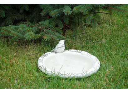 Vogel Drinkplaats Sculptuur Ontwerp Figuur Standbeeld Tuinfiguren Decoratieve Beelden