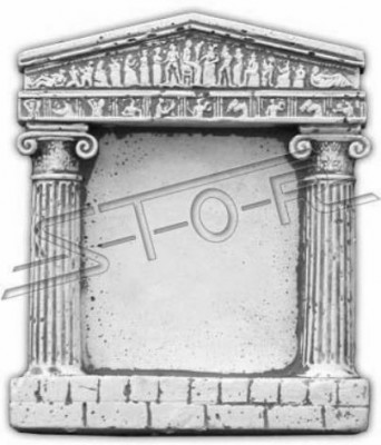 Wandreliëf steenplaat beeld steen schilderij antiek decoratieve reliëfafbeeldingen.