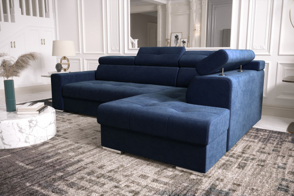 Hoekbank L-vorm Bank Bekleding Woonkamer Bankstellen Banken Modern Zwart Ontwerp