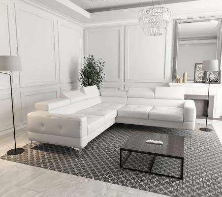 Hoekbank woonkamer L-vorm banken bank ontwerp bekleding textiel modern bankstellen