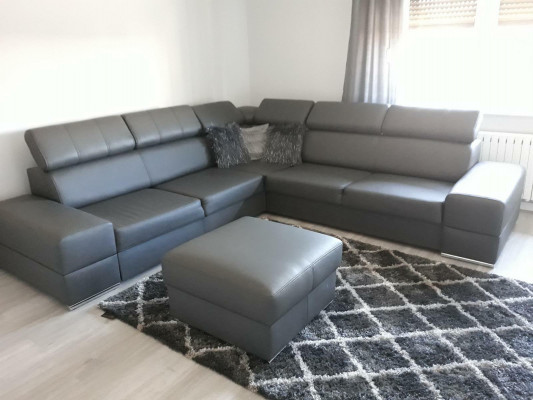 L-vormig Designer Bankstel Hoekbank Nieuw Hoekbank Beklede Woonlandschap Bankstellen