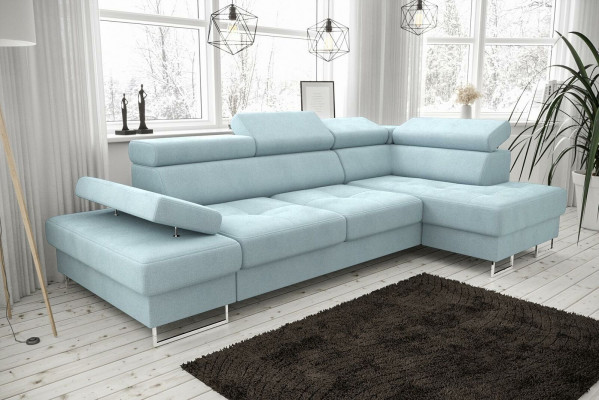 Bankstellen L-vorm Bank Bankstel Gestoffeerde woonlandschap Ontwerp Hoekbank Textiel Leer Nieuw