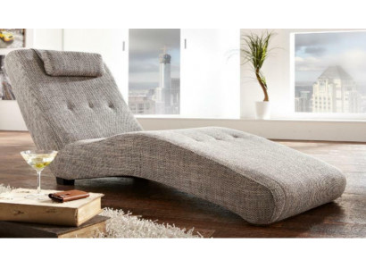 Chaiselongue relaxbank loungesofa Chesterfield bank bank textiel
