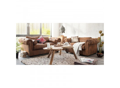 Chesterfield bankstel 3+2 bank stoffering set bankstellen banken Nieuw bank leder  Chesterfield bankstel 3+2 bank bekledingsset banken banken Nieuwe leren bank