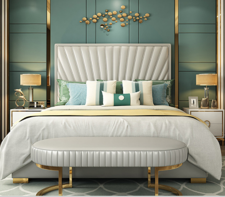 Bed Duvet Design Luxe Dubbele Hotelbedden Slaapkamer 180x200cm