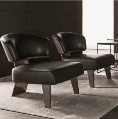 Ontwerp Fauteuil Bank Bank Relax Stof Luxe Lounge TV Club Zits-duitser.