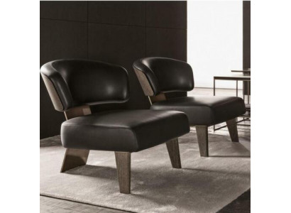 Ontwerp Fauteuil Bank Bank Relax Stof Luxe Lounge TV Club Zits-duitser.