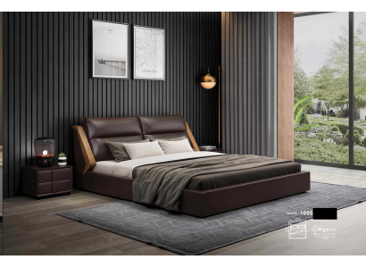 Bed bekleding ontwerp luxe dubbel hotelbedden huwelijk 180x200cm slaapkamer leer