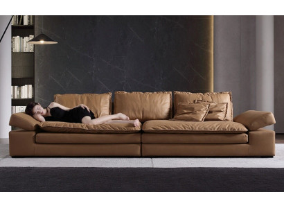 Sofa's 4-zits textiel big XXL woonkamer leder nieuw bank bank meubels